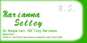 marianna selley business card